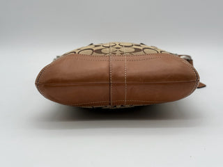 Coach Shoulder Bag Signature Brown