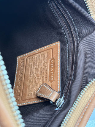 Coach Shoulder Bag Signature Brown