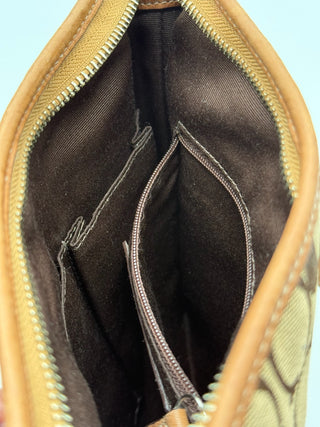 Coach Shoulder Bag Signature Brown