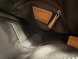 Coach Shoulder Bag Signature Brown