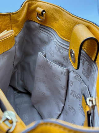 Michael Kors Sutton Yellow Handbag
