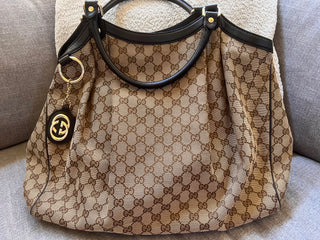 GUCCI Suki Monogram Canvas Large