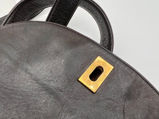 CHANEL Lambskin Backpack with Twin CC Ball Charms