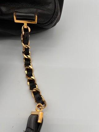 CHANEL Lambskin Backpack with Twin CC Ball Charms