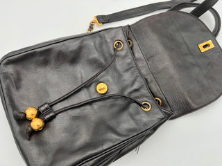 CHANEL Lambskin Backpack with Twin CC Ball Charms