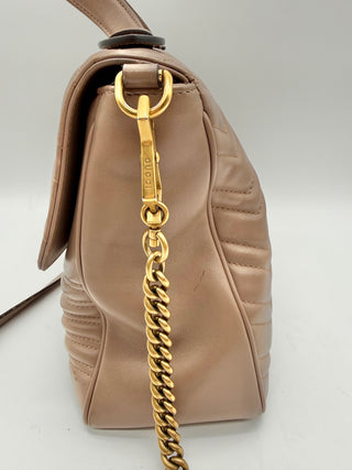 Gucci Marmont Top Handle Dusty Pink 2way