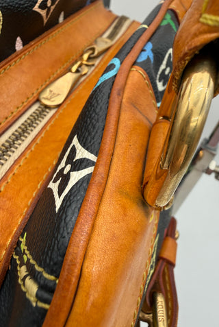 Louis Vuitton x Takashi Murakami Claudia Shoulder Bag – Black Multicolore Monogram