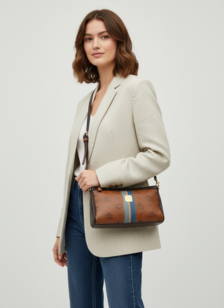 MCM Visetos Crossbody