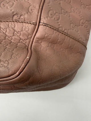Gucci Microguccissima Bree Blush Pink Large Tote