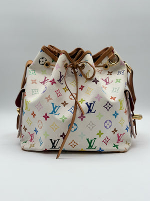 LOUIS VUITTON Takashi Murakami Limited Edition Bucket Bag MM