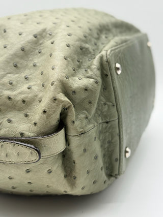 JRA Genuine Ostrich Leather Shoulder Bag