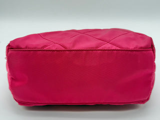 Prada Tessuto Impuntu Quilted Chain Tote – Fuchsia Pink Nylon