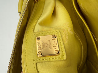 MCM Papillon Barrel Shoulder Bag – Yellow Leather