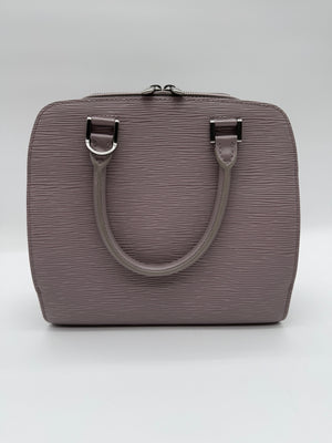 Louis Vuitton Pont Neuf Lilac Epi Leather Handbag