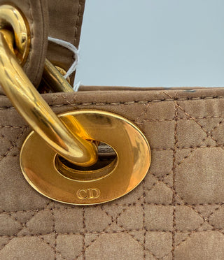 DIOR Lady Dior Cannage Tan Shoulder Bag