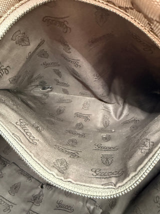 Gucci GG Imprime Tote Bag – Metallic Taupe