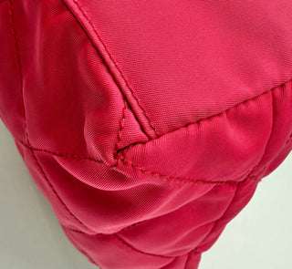 Prada Tessuto Impuntu Quilted Chain Tote – Fuchsia Pink Nylon