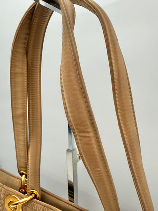 DIOR Lady Dior Cannage Tan Shoulder Bag