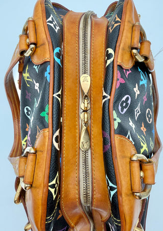 Louis Vuitton x Takashi Murakami Claudia Shoulder Bag – Black Multicolore Monogram