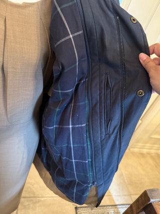 Burberrys Hooded Beige Coat Size Medium