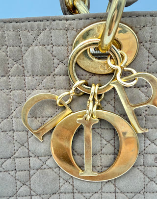 DIOR Lady Dior Cannage Tan Shoulder Bag