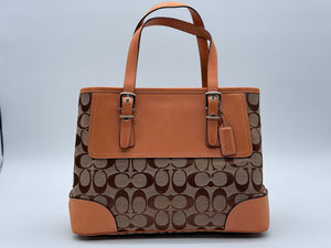 COACH Signature Hampton Handbag