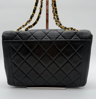 CHANEL VINTAGE DIANA SINGLE FLAP GHW
