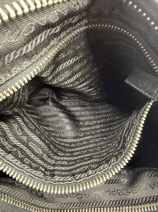 Prada Black Nylon Messenger Bag