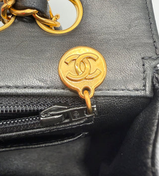 CHANEL VINTAGE DIANA SINGLE FLAP GHW