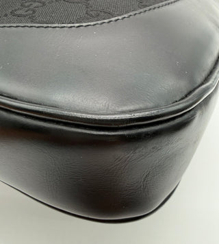 Gucci Jackie Black GG Canvas Bag