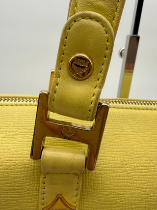 MCM Papillon Barrel Shoulder Bag – Yellow Leather