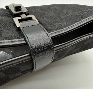 Gucci Jackie Black GG Canvas Bag