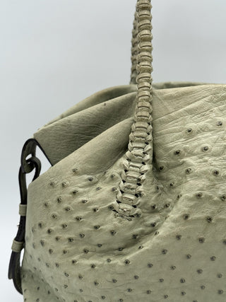 JRA Genuine Ostrich Leather Shoulder Bag