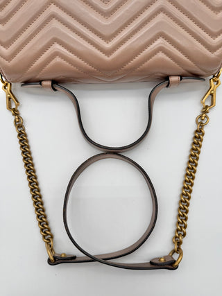 Gucci Marmont Top Handle Dusty Pink 2way
