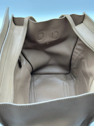 CELINE Mini Luggage Dune Handbag