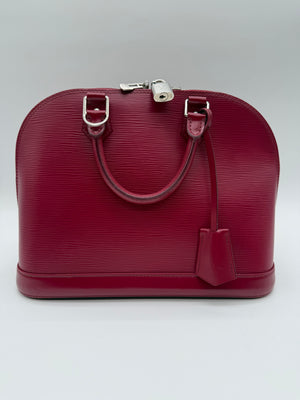 Louis Vuitton Alma PM Epi Leather Fuchsia