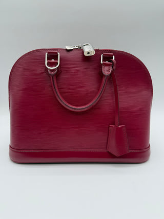 Louis Vuitton Alma PM Epi Leather Fuchsia