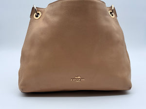 COACH Clarkson Leather Tan Hobo
