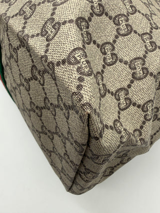 Gucci GG Plus Monogram Large Ziptop Travel Tote