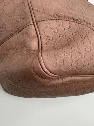 Gucci Microguccissima Bree Blush Pink Large Tote