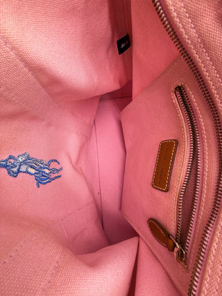 Ralph Lauren Canvas Pink Tote