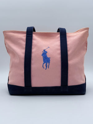 Ralph Lauren Canvas Pink Tote