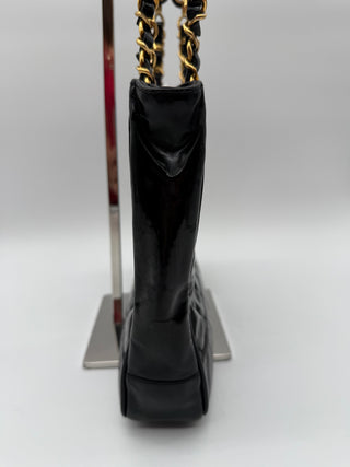 CHANEL Patent Leather Tote – Black | 24K GHW