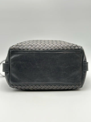 Bottega Veneta Intrecciato Black Shoulder Bag