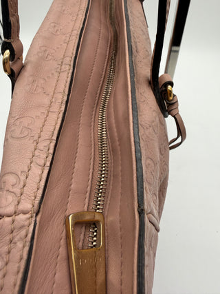 Gucci Microguccissima Bree Blush Pink Large Tote
