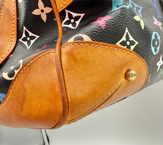 Louis Vuitton x Takashi Murakami Claudia Shoulder Bag – Black Multicolore Monogram