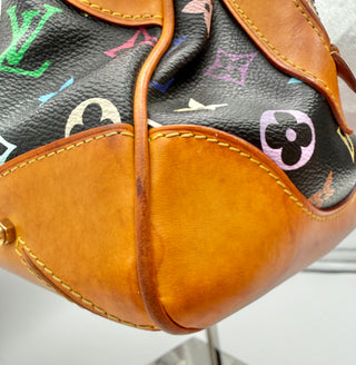 Louis Vuitton x Takashi Murakami Claudia Shoulder Bag – Black Multicolore Monogram