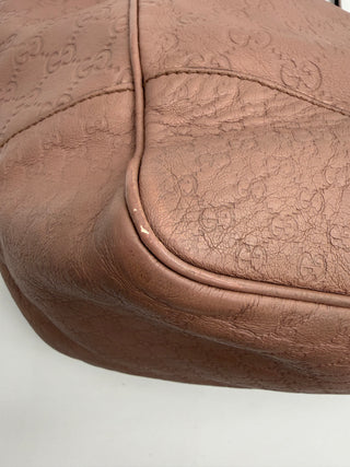Gucci Microguccissima Bree Blush Pink Large Tote