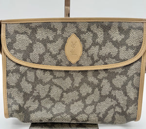 YSL Vintage Giraffe Print Pouch