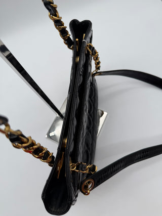 CHANEL Patent Leather Tote – Black | 24K GHW